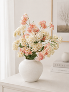 Pink & White Cherry Blossom Faux Branch Arrangement