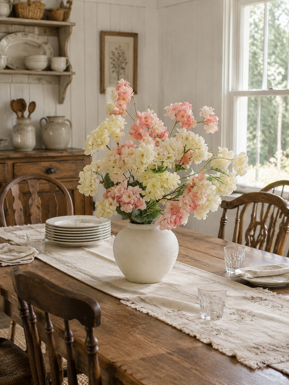 Dining table floral inspiration