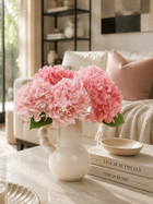 Premium Pink Hydrangea Real Touch Flower