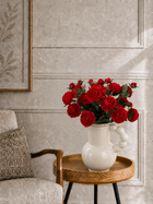 Premium Real Touch Red Rose Faux Floral Arrangement