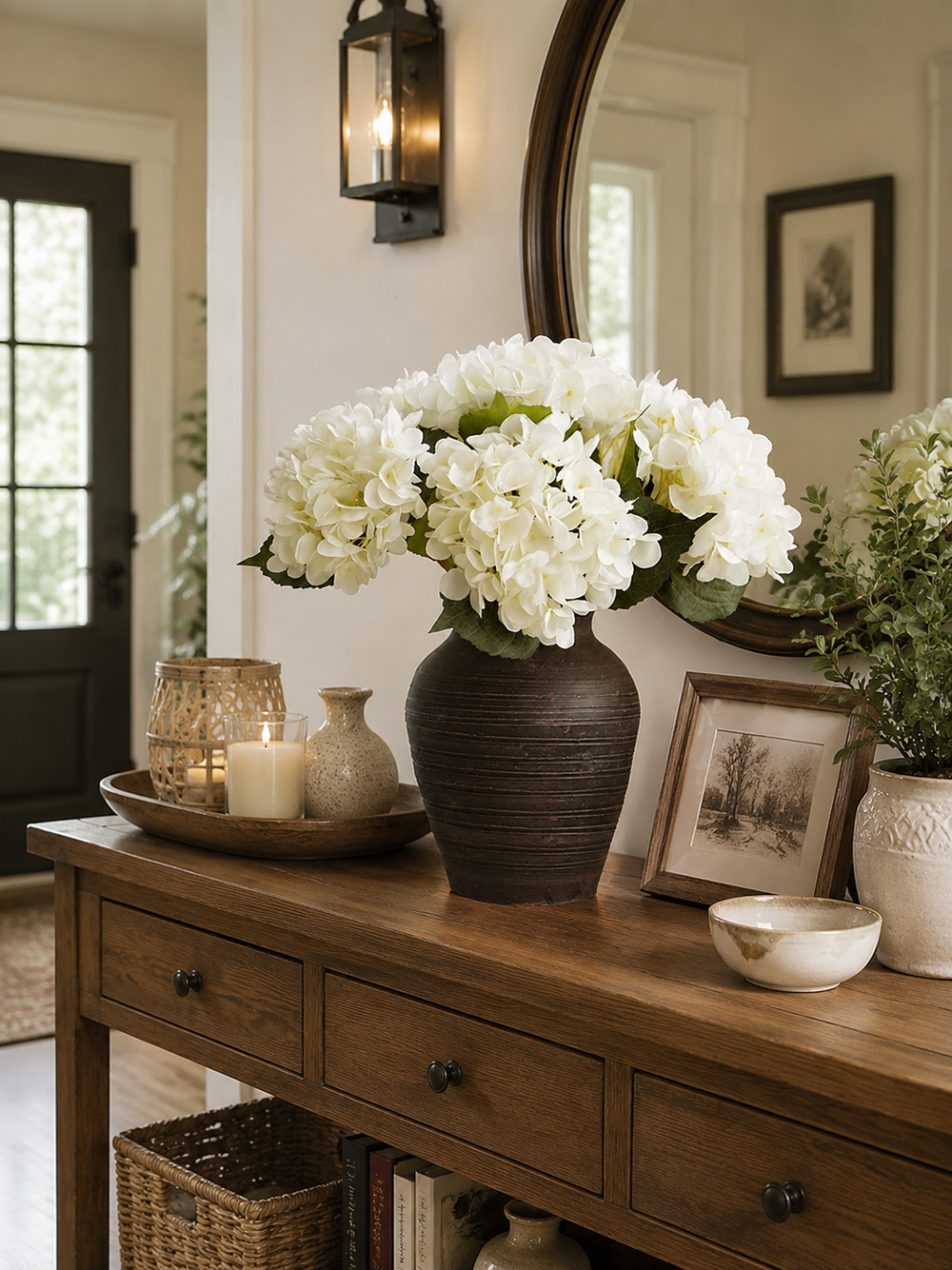 Entryway floral inspiration