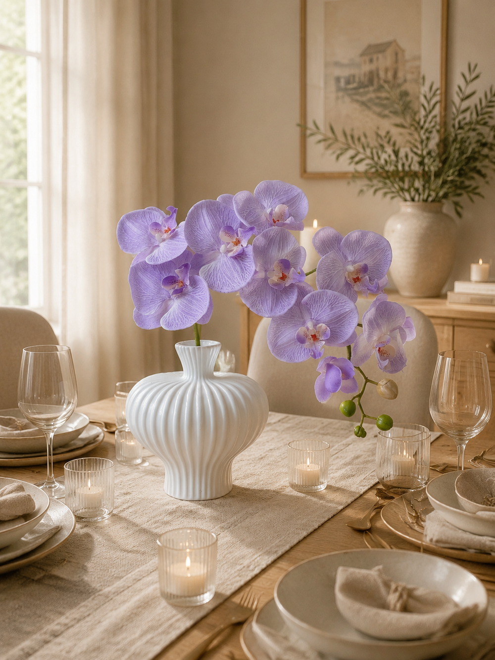 Dining table floral inspiration