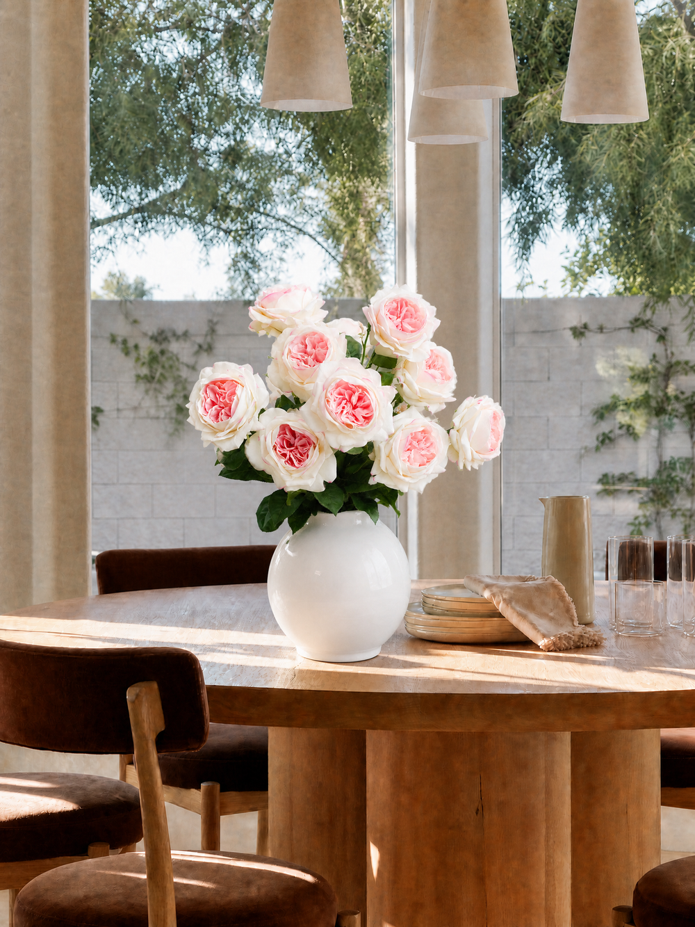 Dining table floral inspiration