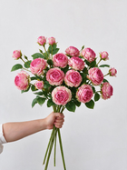 Rose Pink Vintage Edge Faux Rose Arrangement