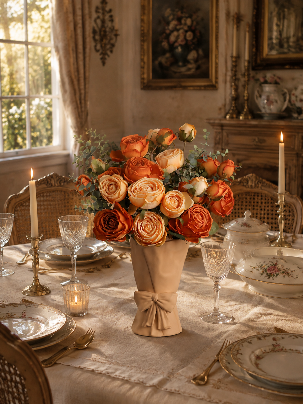 Dining table floral inspiration