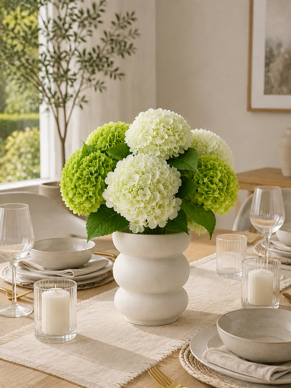 Dining table floral inspiration