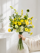 Sunny Garden Faux Botanical Arrangement