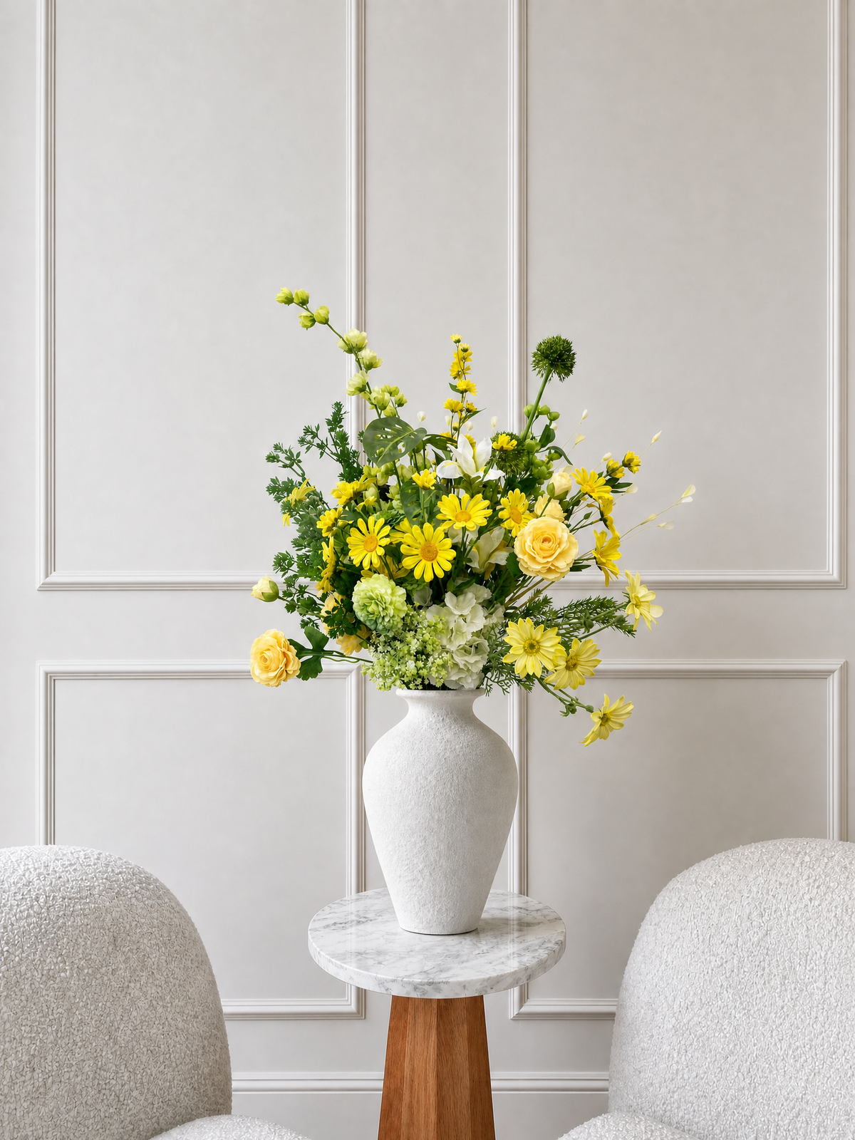 Sunny Garden Faux Botanical Arrangement
