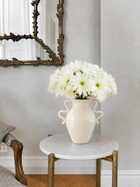 White Gerbera Faux Floral Arrangement