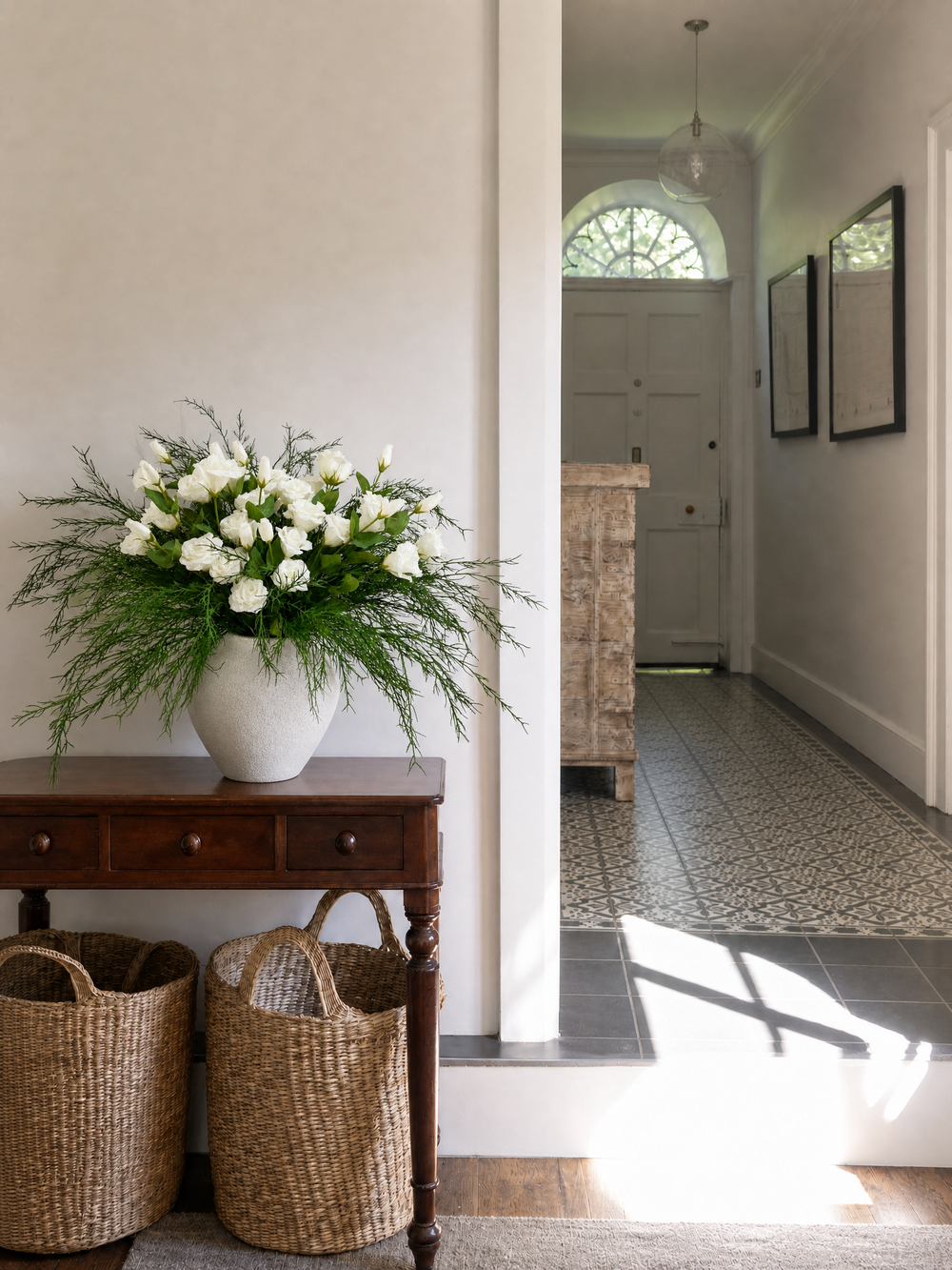 Entryway floral inspiration