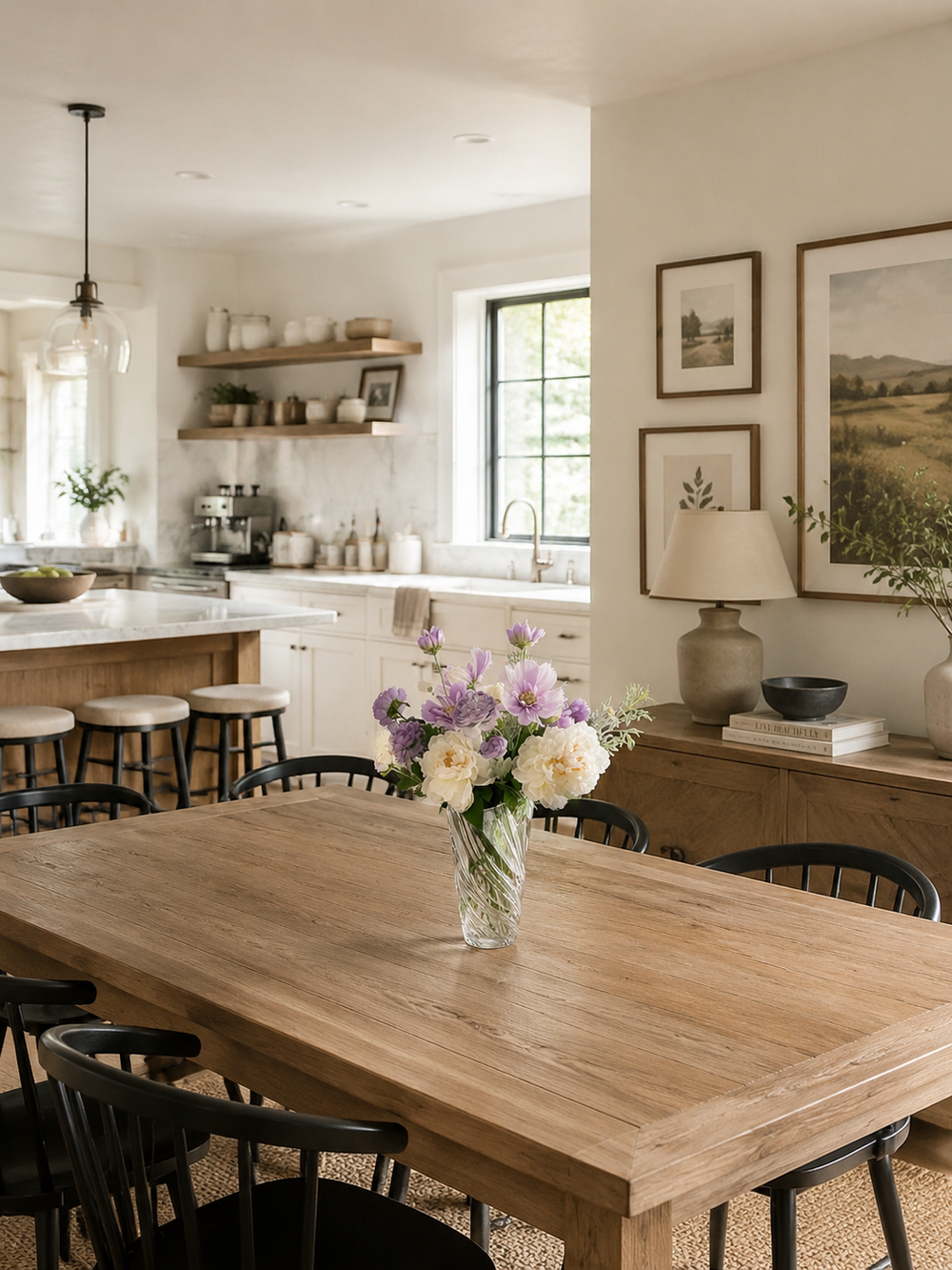 Dining table floral inspiration