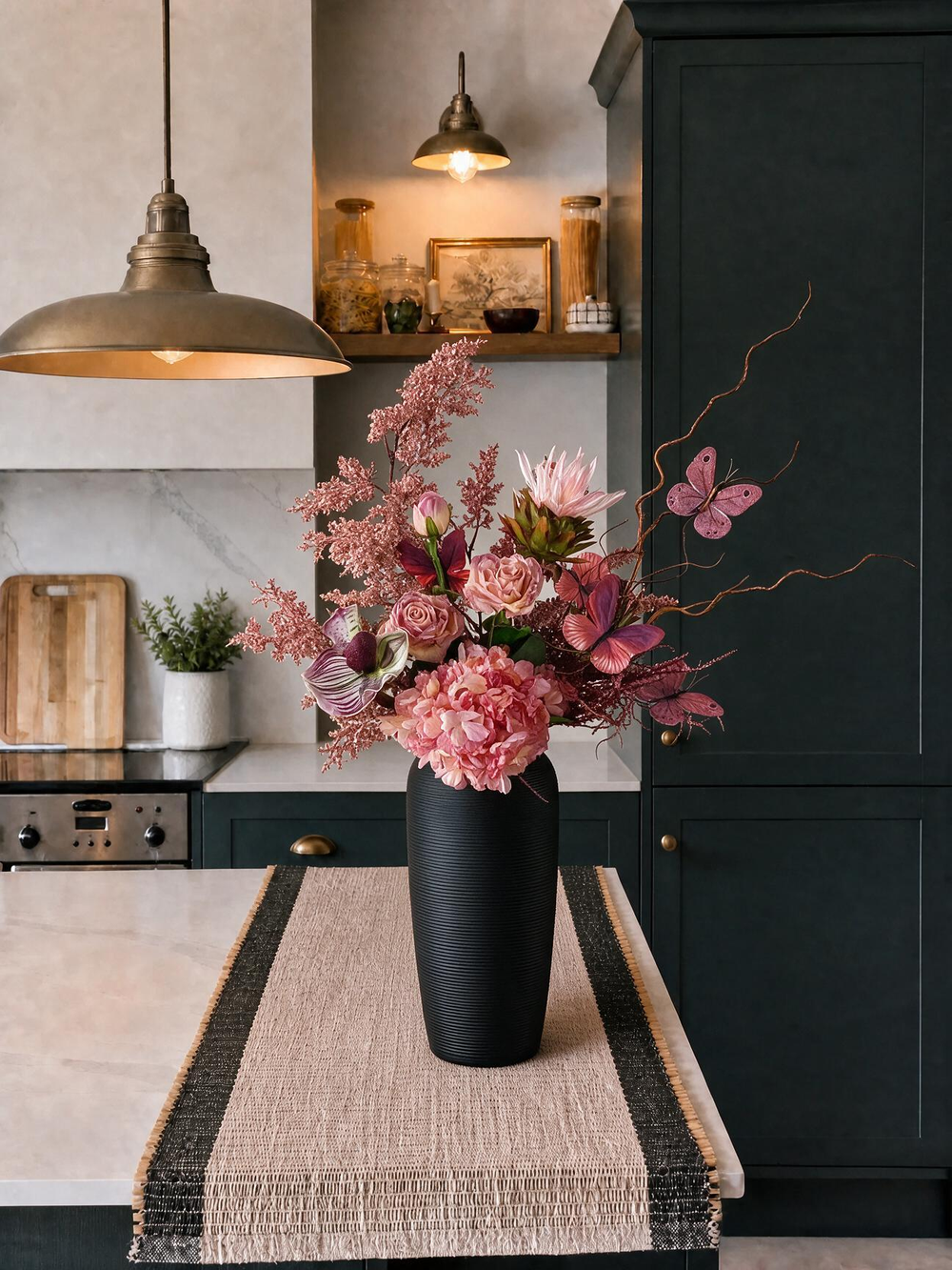 Dining table floral inspiration