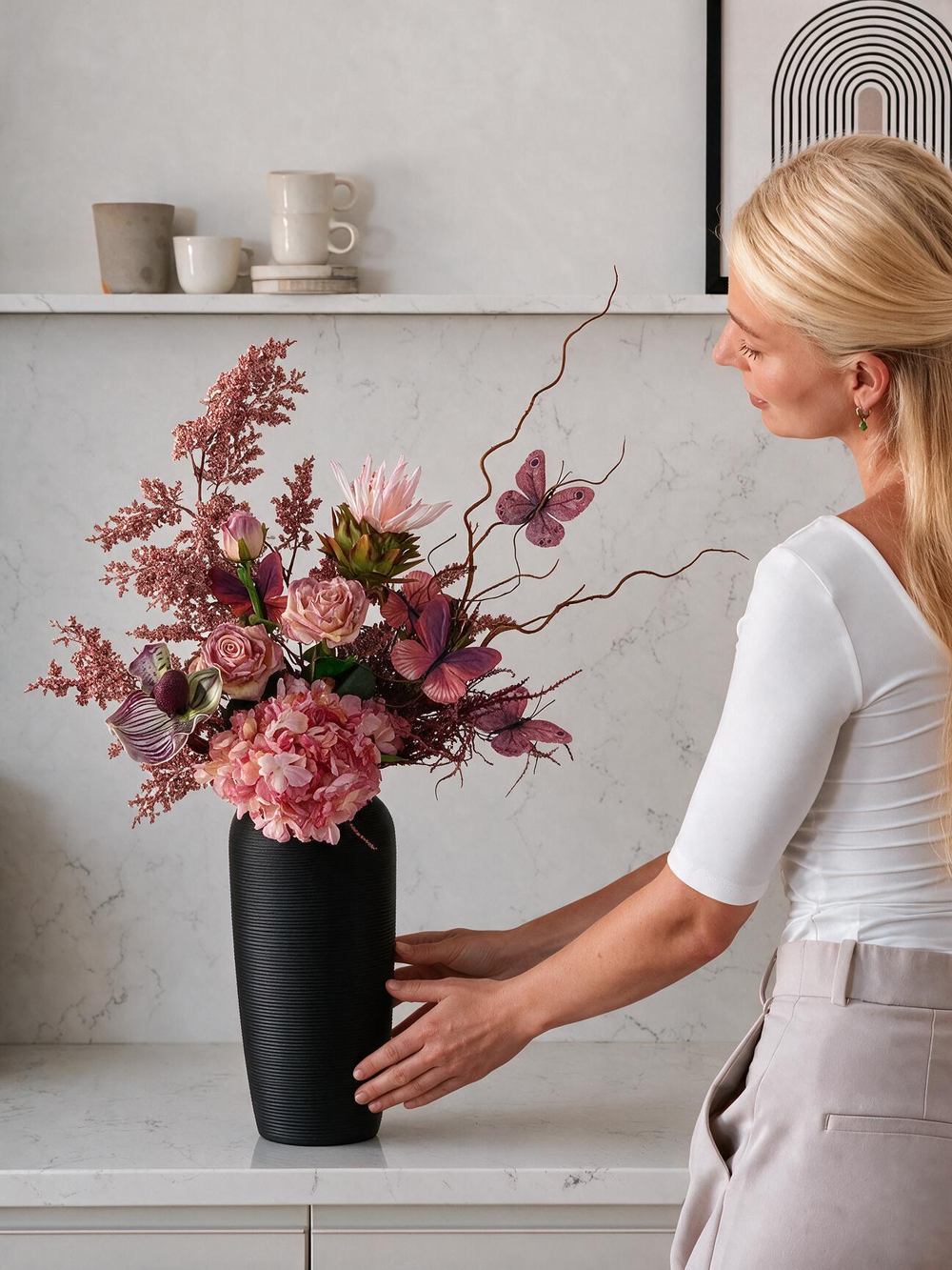Entryway floral inspiration